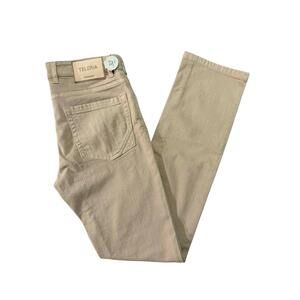 NEW TELERIA ZED men's cobra model denim jeans in beige